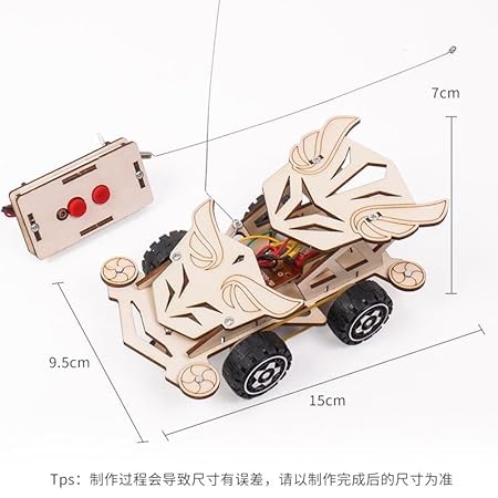 Wooden  Electric Car Craft for Kids – DIY Building Kit for Creative Play