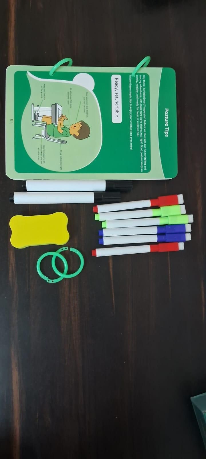 Writing Copybook Kit for Preschool Kids – Magic Ink, Letters, Numbers & More