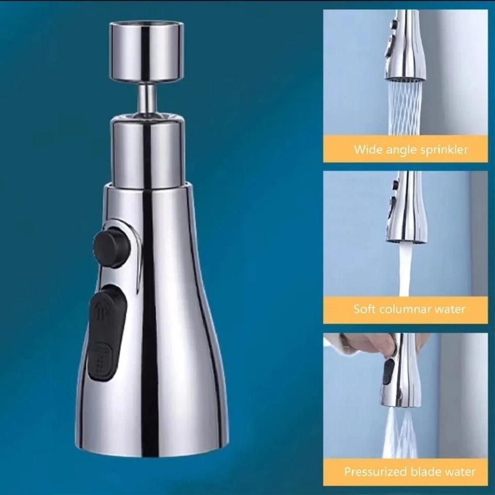 Make Dishwashing Effortless with 3-Mode Kitchen Sink Faucet!