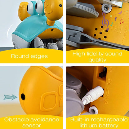 Cute Crab Dancing Toy with USB Rechargeable Battery – Musical Fun for Kids