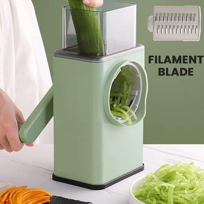 Multifunctional 7-in-1 Vegetable Slicer & Mandoline Cutter with Basket