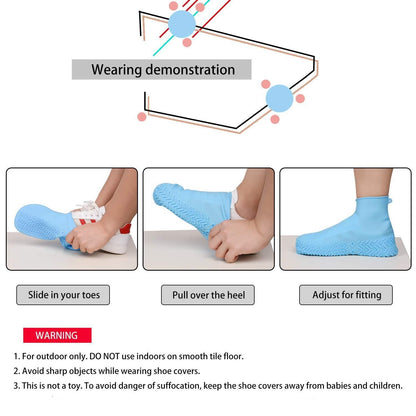 Waterproof Silicone Shoe Covers – Reusable & Anti-Skid