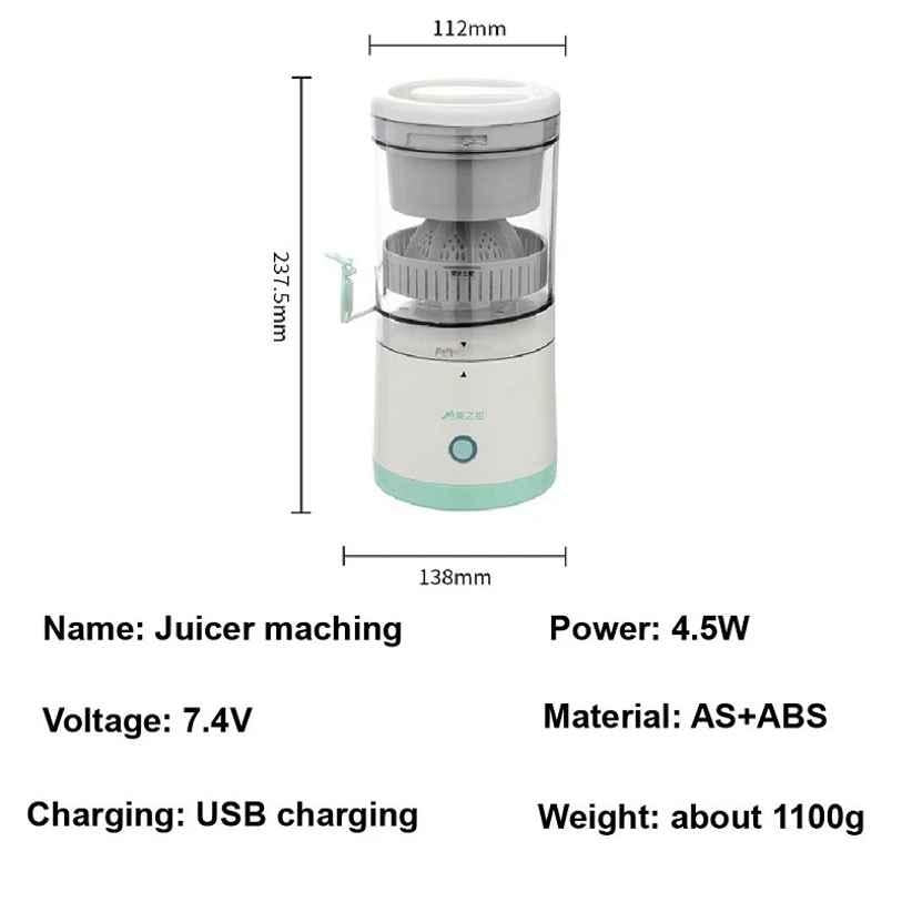 Portable Mini Electric Rechargeable Blender Fruit Fresh Juice
