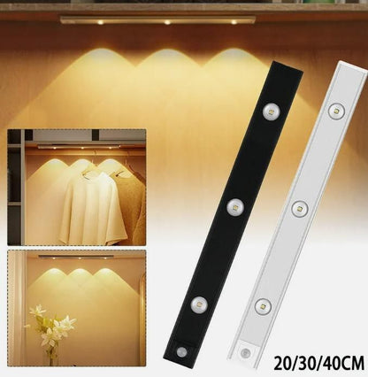 Motion Sensor LED Cabinet Light – USB Rechargeable
