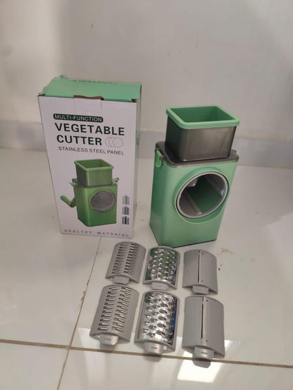 Multifunctional 7-in-1 Vegetable Slicer & Mandoline Cutter with Basket